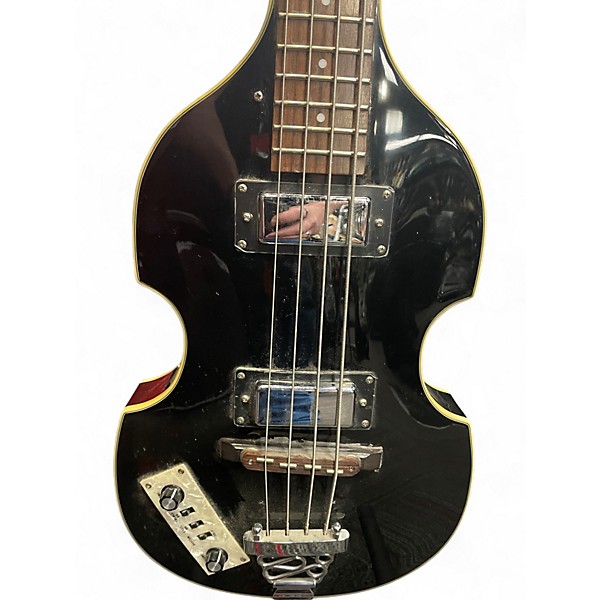 Used Brice Violin Bass black Electric Bass Guitar