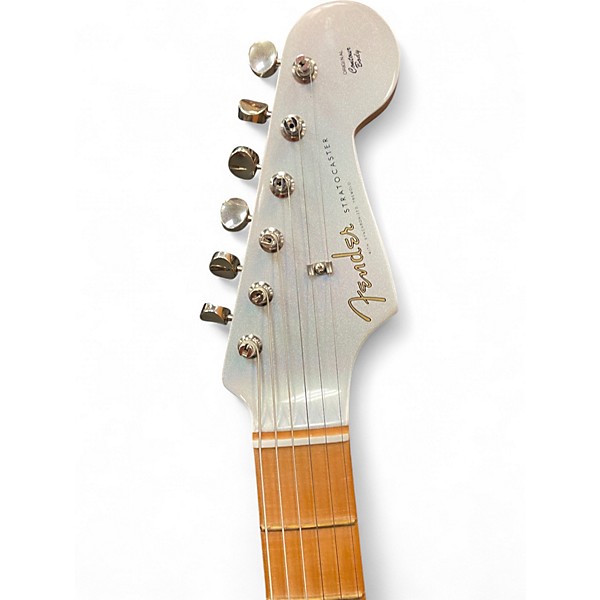 Used Fender H.E.R. Stratocaster Silver Burst Solid Body Electric Guitar