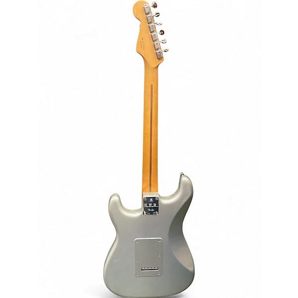 Used Fender H.E.R. Stratocaster Silver Burst Solid Body Electric Guitar