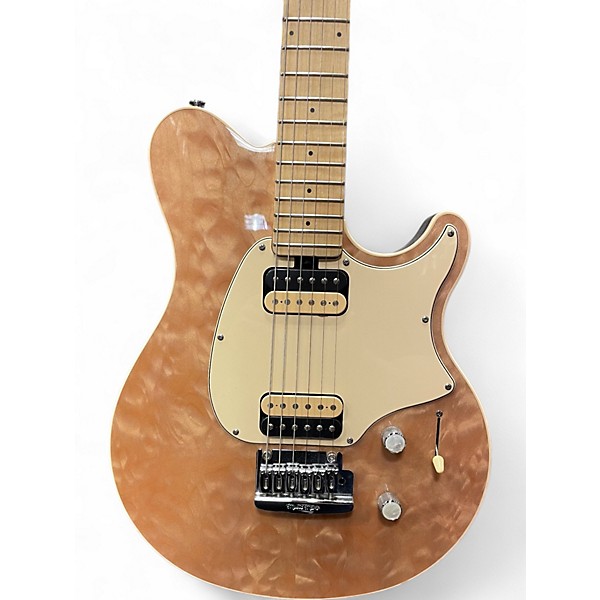 Used Ernie Ball Music Man Axis Super Sport QUILT TOP HONEY POT Solid Body Electric Guitar