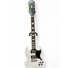 Used Epiphone 1961 Les Paul SG Standard Aged Classic White Solid Body Electric Guitar
