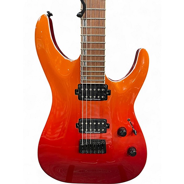 Used ESP H400 Orange Solid Body Electric Guitar