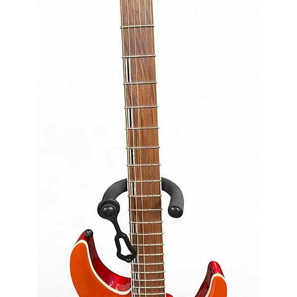 Used ESP H400 Orange Solid Body Electric Guitar