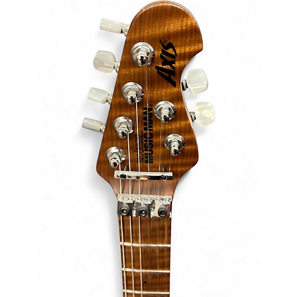 Used Ernie Ball Music Man Axis ROASTED AMBER Solid Body Electric Guitar