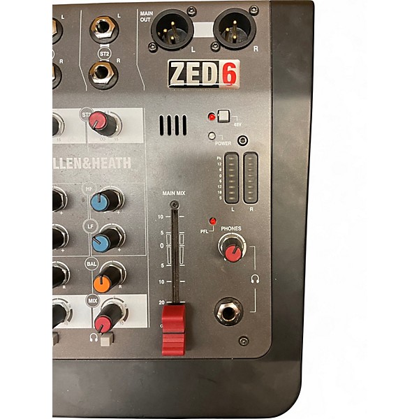 Used Allen & Heath ZED6 Unpowered Mixer