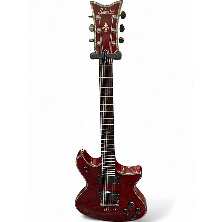 Used Schecter Guitar Research Hellraiser Tempest Trans Red