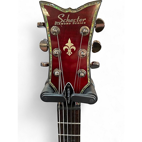 Used Schecter Guitar Research Hellraiser Tempest Trans Red