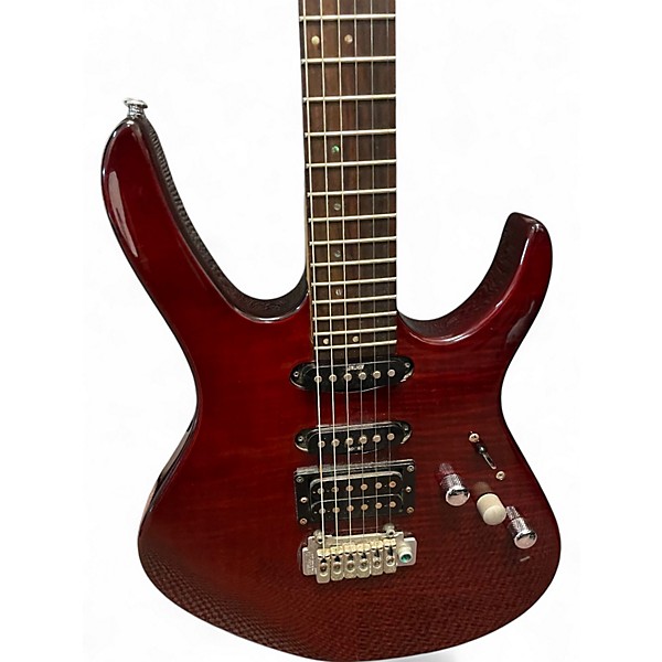 Used Hohner HRG DLX Red Solid Body Electric Guitar