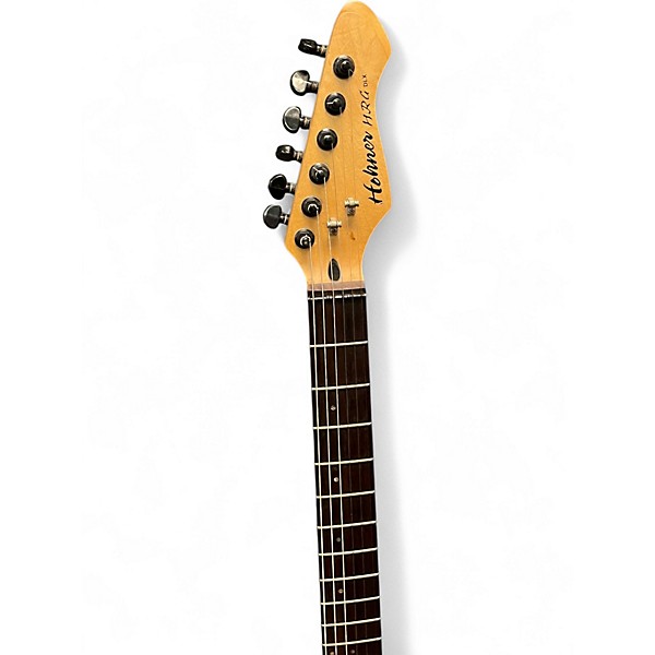 Used Hohner HRG DLX Red Solid Body Electric Guitar