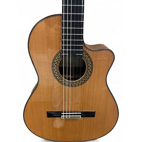 Used Alhambra 9 P CW E8 Natural Classical Acoustic Electric Guitar