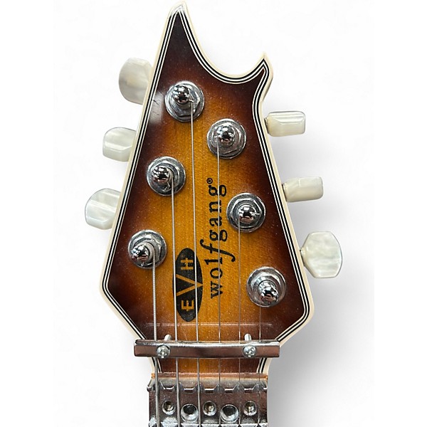 Used 2009 EVH Wolfgang USA trans sunburst Solid Body Electric Guitar