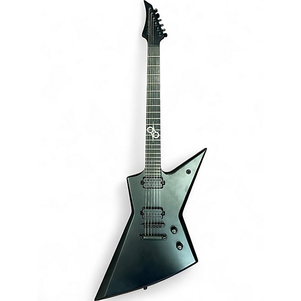 Used Solar Guitars E 1.6 Satin Black Solid Body Electric Guitar