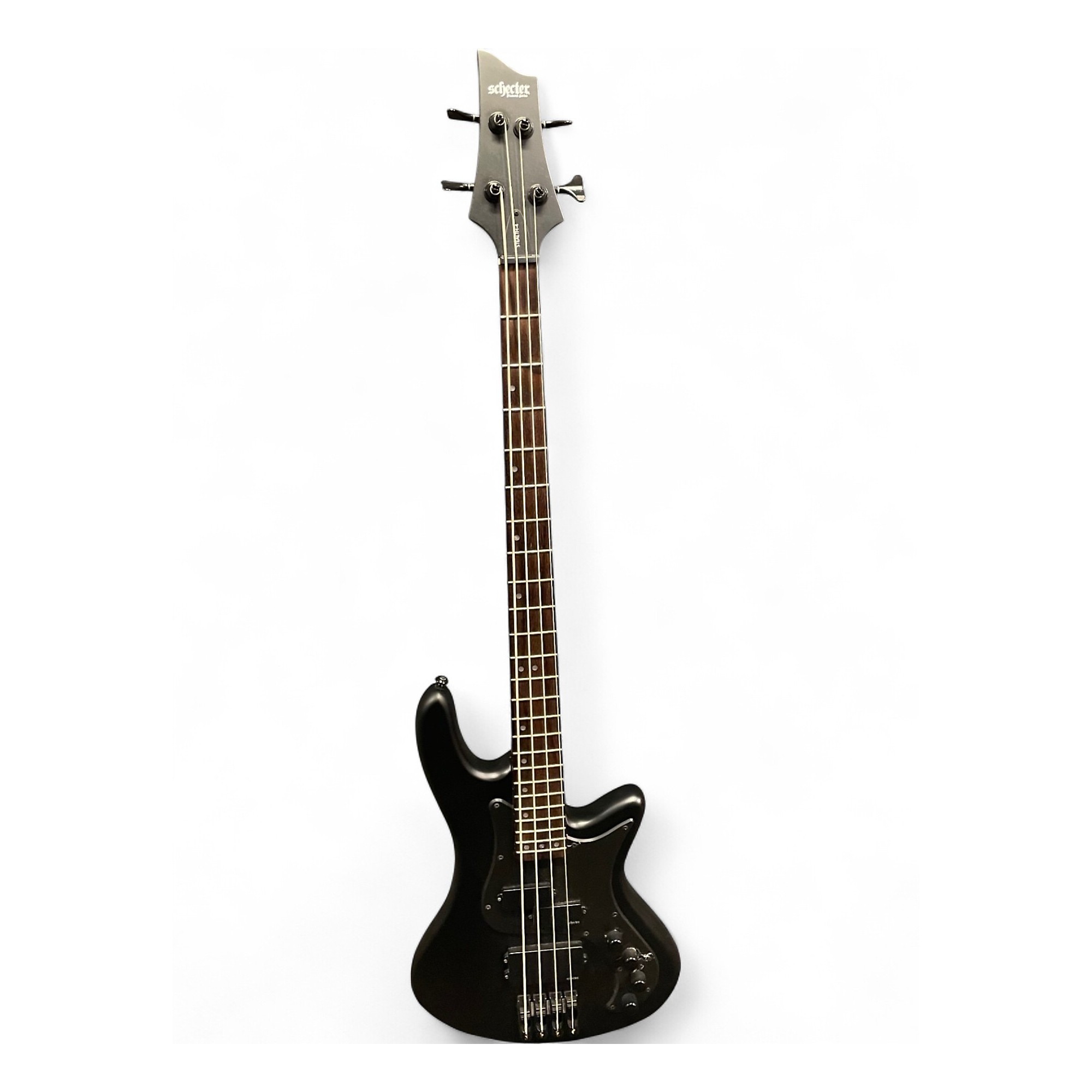 Used Schecter Guitar Research Stealth 4 black Electric Bass