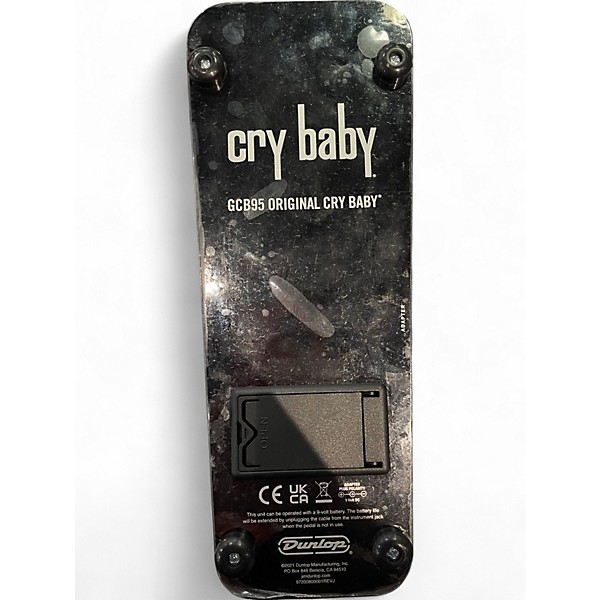 Used Dunlop GCB95 Original Crybaby Wah Effect Pedal