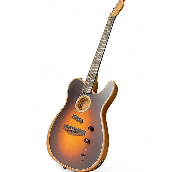 Used 2024 Fender Acoustasonic Player Telecaster Tobacco Sunburst Acoustic Electric Guitar,New Products : American Fashion Style Bags On Sale