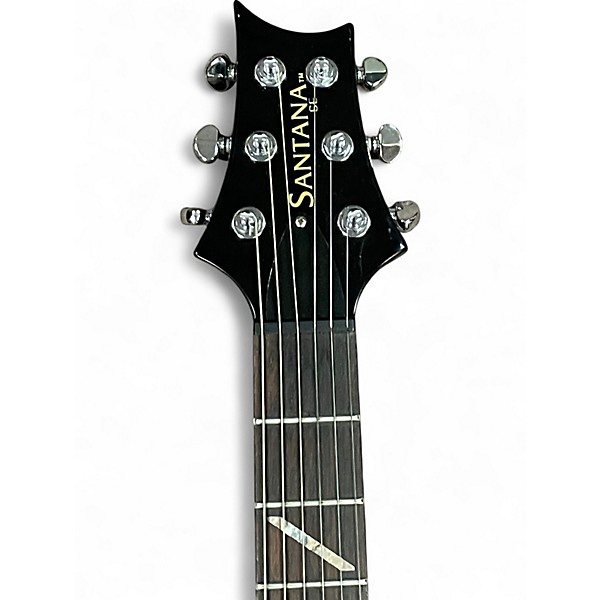 Used PRS Carlos Santana Signature SE Trans Black Solid Body Electric Guitar