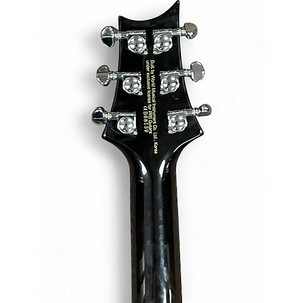 Used PRS Carlos Santana Signature SE Trans Black Solid Body Electric Guitar