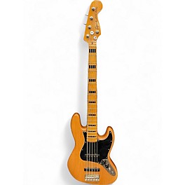 Used Squier Classic Vibe 70s Jazz Bass V Natural Electric Bass Guitar