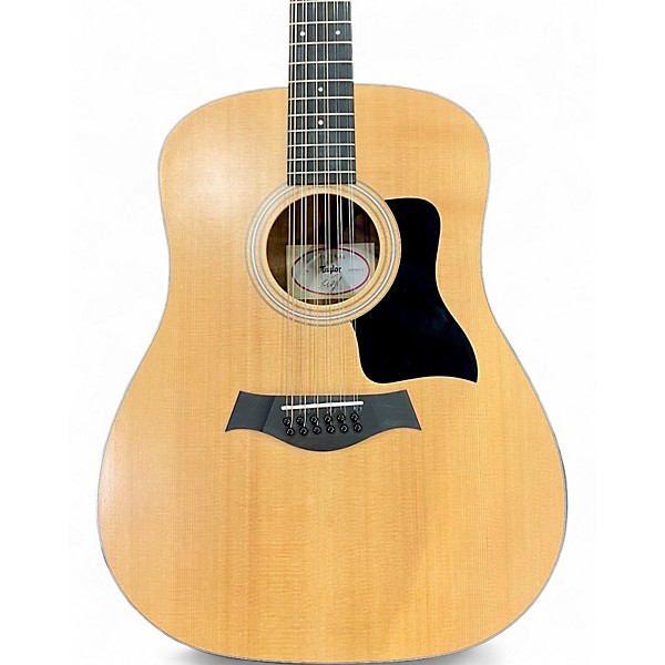 Used 2020 Taylor 150E Natural 12 String Acoustic Electric Guitar