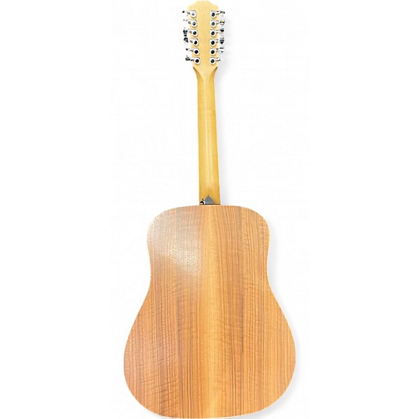 Used 2020 Taylor 150E Natural 12 String Acoustic Electric Guitar