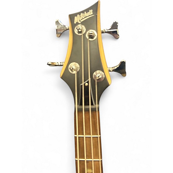 Used Mitchell MB100 Gray Electric Bass Guitar