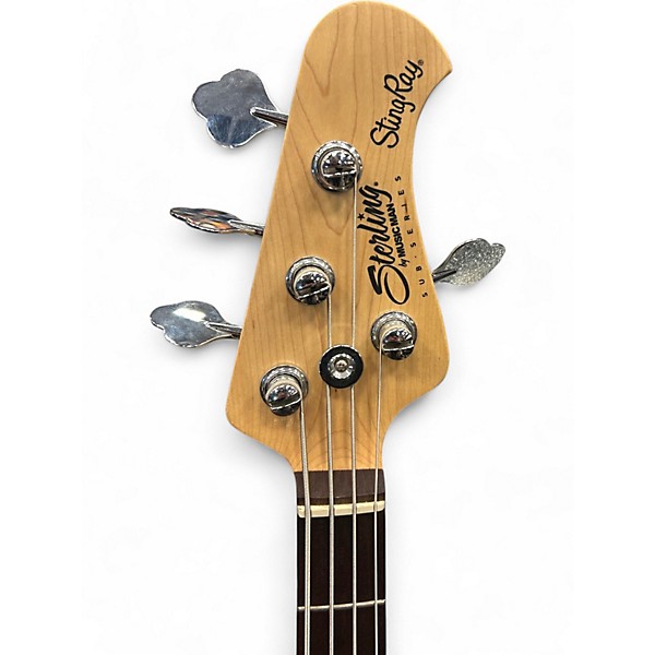 Used Sterling by Music Man Ray4 Blue Electric Bass Guitar