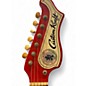 Vintage 1960s Custom Kraft 4165 Ambassador Deluxe  Fiesta Red Solid Body Electric Guitar