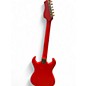 Vintage 1960s Custom Kraft 4165 Ambassador Deluxe  Fiesta Red Solid Body Electric Guitar