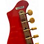 Vintage 1960s Custom Kraft 4165 Ambassador Deluxe  Fiesta Red Solid Body Electric Guitar