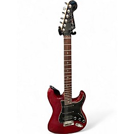 Used Fender American Deluxe Stratocaster Candy Apple Red Solid Body Electric Guitar