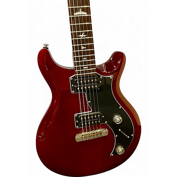 Used PRS Mira SE Trans Red Solid Body Electric Guitar Trans