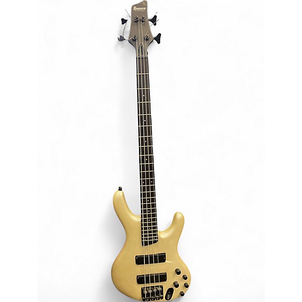 Used Ibanez Ergodyne Gold Electric Bass Guitar