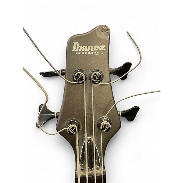 Used Ibanez Ergodyne Gold Electric Bass Guitar