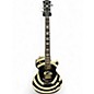 Used Rafferty LP SINGLECUT WHITE WITH RINGS Solid Body Electric Guitar thumbnail