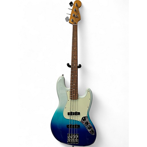 Used Fender Player Plus Active Jazz Bass Bel Air Blue  Electric Bass Guitar