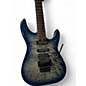 Used Schecter Guitar Research Sun Valley Super Shedder Blue Solid Body Electric Guitar