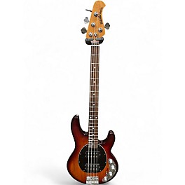 Used Ernie Ball Music Man StingRay Special HH Burnt Amber Electric Bass Guitar