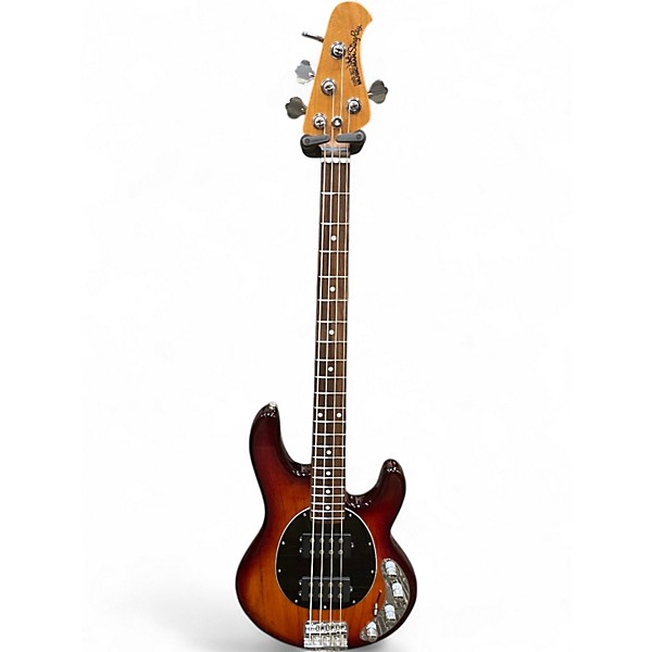 Used Ernie Ball Music Man StingRay Special HH Burnt Amber Electric Bass Guitar