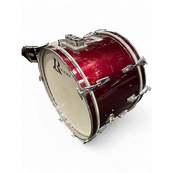 Used Rogers 4 Piece R380 Burgundy Drum Kit