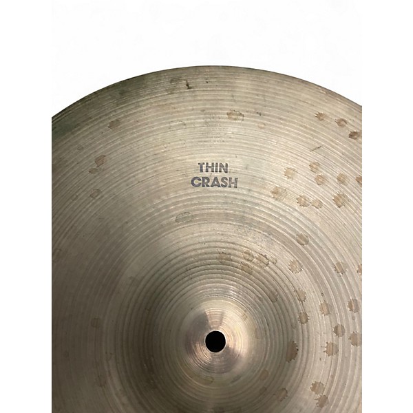 Vintage 1970s Zildjian 18in Thin Crash Cymbal