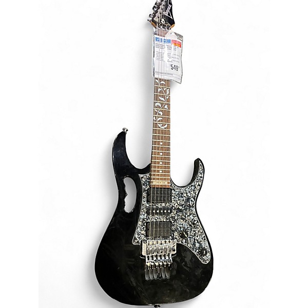 Used Ibanez JEM555 Steve Vai Signature Signature Black Solid Body Electric Guitar