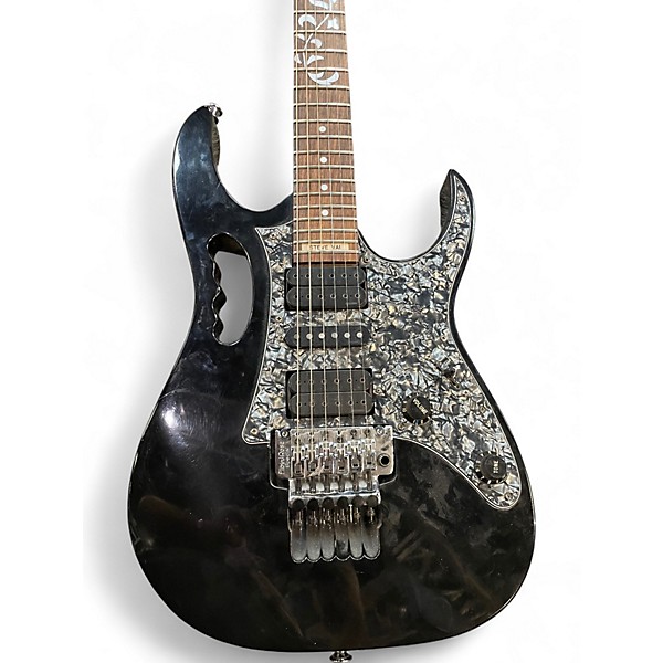 Used Ibanez JEM555 Steve Vai Signature Signature Black Solid Body Electric Guitar