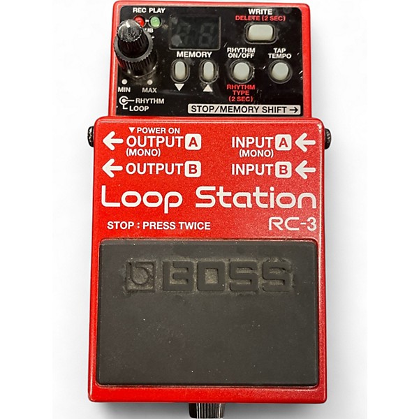 Used BOSS RC3 Loop Station Pedal