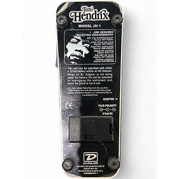 Used Dunlop JH1B Jimi Hendrix Signature Wah Effect Pedal