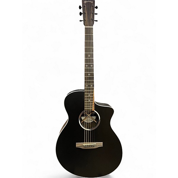 Used Martin SCE Custom Road Series Black Acoustic Electric Guitar
