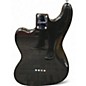 Used Squier PARANORMAL RASCAL JAGUAR BASS Black and White Electric Bass Guitar