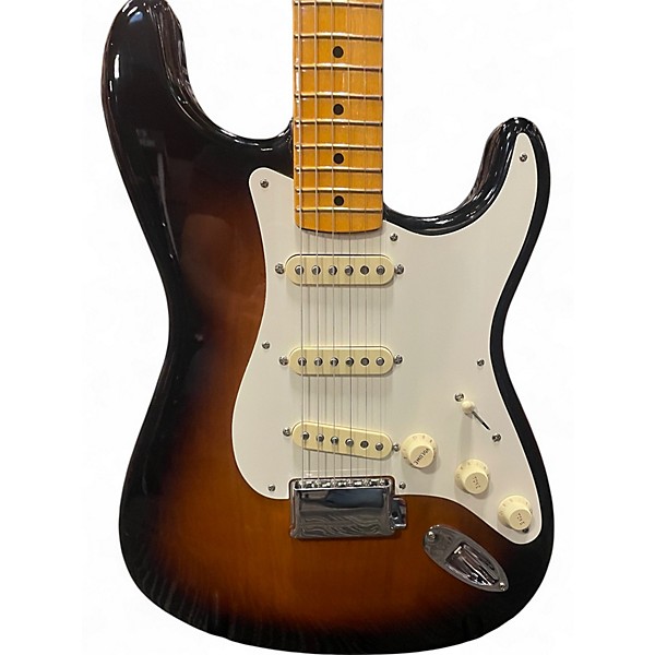 Used 2022 Fender American Vintage II 1957 Stratocaster 2 Color Sunburst Solid Body Electric Guitar