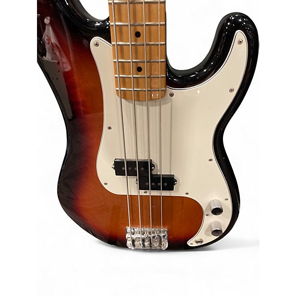 Used Fender Player Precision Bass 3 Color Sunburst Electric Bass Guitar