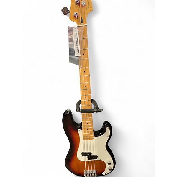 Used Fender Player Precision Bass 3 Color Sunburst Electric Bass Guitar