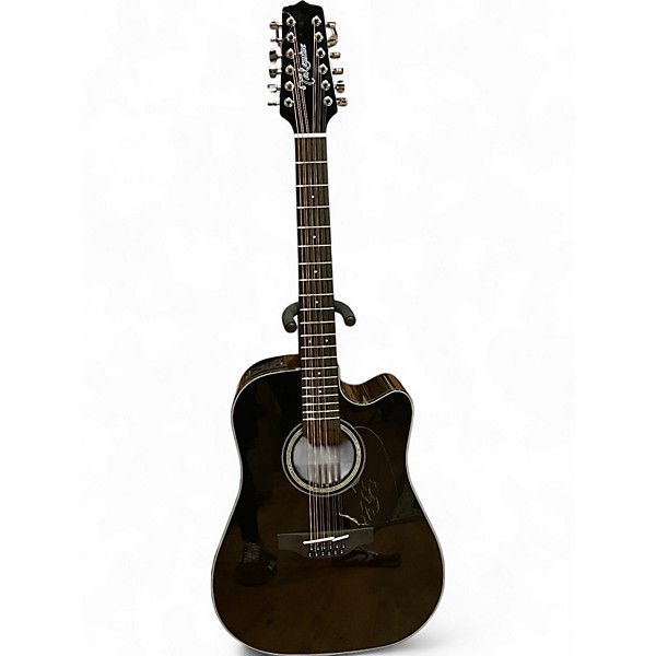 Used Takamine GD30CE-12 Black 12 String Acoustic Electric Guitar,Specials : American Fashion Style Bags On Sale